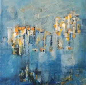 Anne Letouche Village abstrait