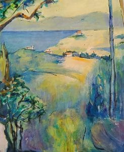Anne Letouche Paysage bleu