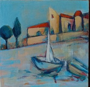 Anne Letouche Village méditerrannée 3