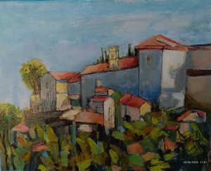 Anne Letouche Village abstrait